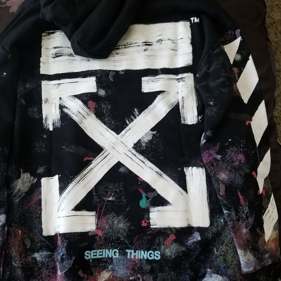 Off white galaxy hoodie - Picture 5 of 7